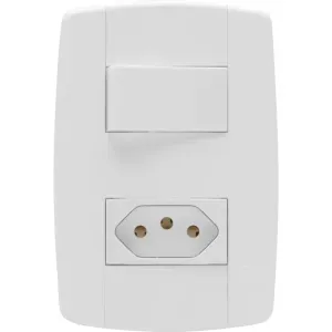 INTERRUPTOR ILUMI 1TS+TOM 10A BR LEV