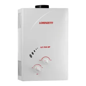 Aquecedor de Água a Gás LZ750BP GLP Lorenzetti Duchas