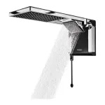 Chuveiro Acqua Duo Ultra Preto Cromado 5500W 127V Lorenzetti