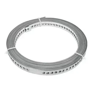 Fita de Aço Perfurada 19mm x 0,4mm 30 metros Fixwell