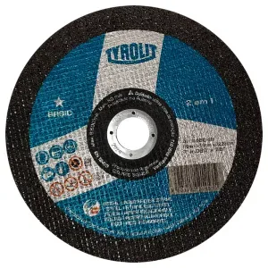 Disco de Corte Fino Basic para Aço 7"x1,6mm Tyrolit