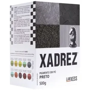 Pigmento em Pó Preto 500g Xadrez