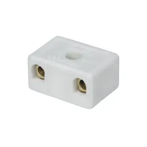 CONECTOR PORCELANA LIEGE MÉDIO 2P 10MM 2 PEÇAS