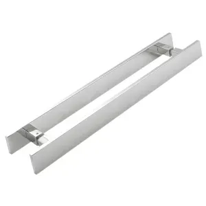 PUXADOR RETANGULAR 1000MM INOX GERIS