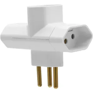 PLUGUE T 3 SAÍDAS ILUMI 2P 10A CZ