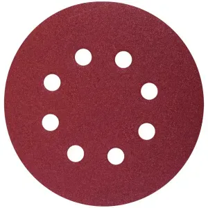 Disco de Lixa Tipo Velcro 5” 125mm Grão 180 Worker