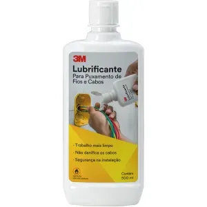 LUBRIFICANTE PARA PUXAR FIOS E CABOS 500ML 3M