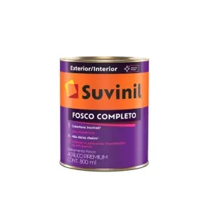 ACRÍLICO FOSCO COMPLETO BASE B2 800ML SUVINIL SELFCOLOR