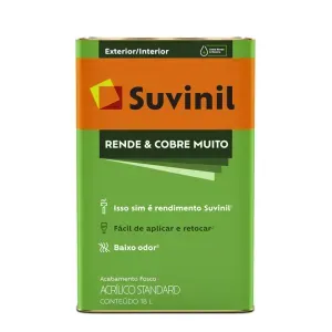 Tinta Acrílica Rende & Cobre Fosco Concreto 18L Suvinil