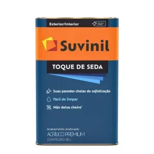 ACRÍLICO TOQUE DE SEDA ACETINADO BASE B2 16L SUVINIL SELFCOLOR