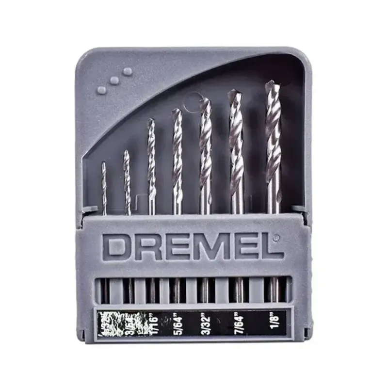 Jogo De Brocas De Aço Rápido 7 Peças Dremel