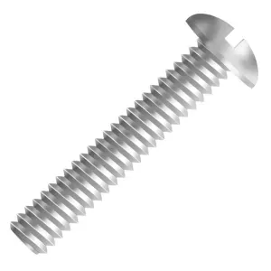 Parafuso Máquina Fenda Redonda Zinc 5/16"X1" 100 Peças Ciser