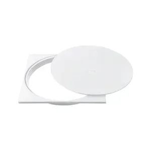 Conjunto Tampa E Porta Grelha Quadrada Caixa 250mm Herc