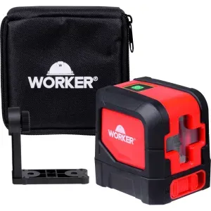Nível a Laser Auto Nivelamento Verde 20m 1mw 3V Worker