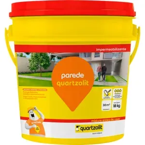 Impermeabilizante Parede Branca 18Kg Quartzolit