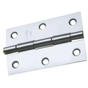 Dobradiça Pino Simples Polida 4" 12 Peças