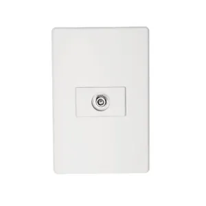 Placa 4x2 1 Furo TV Branca Evidence Walma
