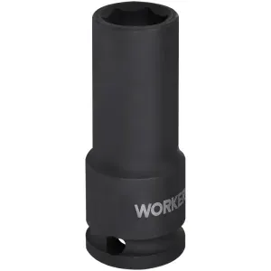 Soquete Sextavado De Impacto Longo Encaixe 1/2" 12mm Worker