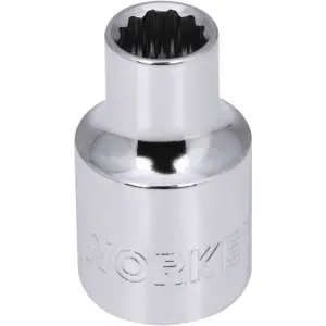 Soquete Estriado Encaixe 3/8" 6mm Worker