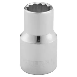 Soquete Estriado Encaixe 3/8" 13mm Worker