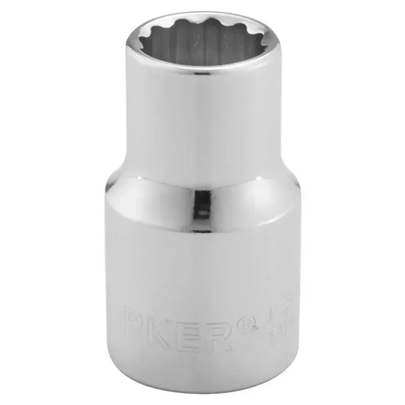 Soquete Estriado Encaixe 1/2" 1" Worker