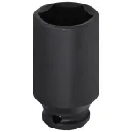 Soquete Sextavado De Impacto Longo Encaixe 1/2" 30mm Worker