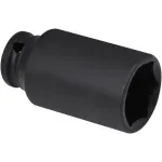 Soquete Sextavado De Impacto Longo Encaixe 1/2" 30mm Worker