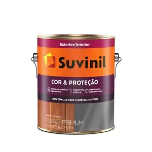 Tinta Esmalte Cor & Proteção Brilhante Platina 3,6L Suvinil