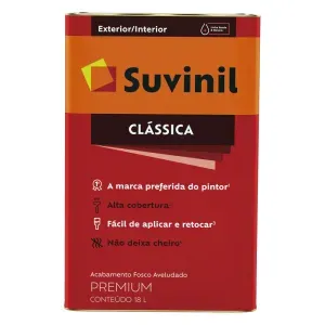 Tinta Acrílica Clássica Fosco Palha 18L Suvinil