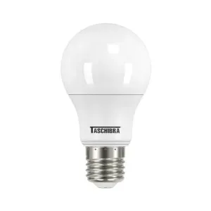 LÂMPADA LED E27 9W 3000K BIV TASCHIBRA