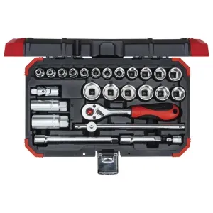 Jogo Soquete Sextavado 3/8" 6 A 24Mm 26 peças Gedore