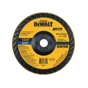 Disco Flap Plástico Reto para Inox Grão 120 7" X 7/8" Dewalt