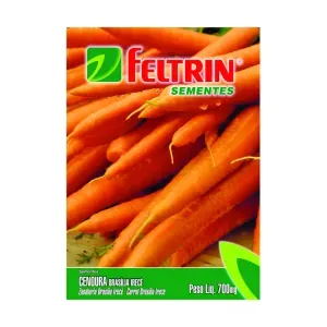 SEMENTE CENOURA BRASÍLIA IRECÊ 700MG FELTRIN SEMENTES