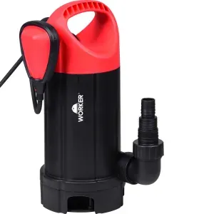 Bomba Submersível Água Limpa ou Suja 1HP 750W Worker