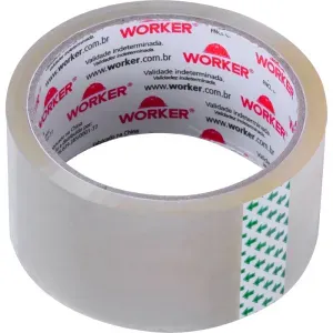 Fita para Empacotamento 48mm x 45m Transparente Worker