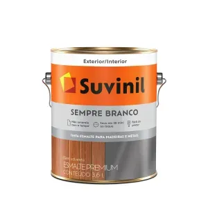 Tinta Esmalte Sempre Branco Acetinado Branca 3,6L Suvinil