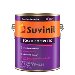 ACRÍLICO FOSCO COMPLETO BASE A2 3,2L SUVINIL