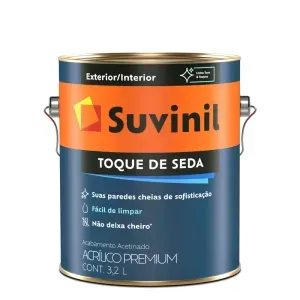 ACRÍLICO TOQUE SEDA ACETINADO BASE B2 3,2L SUVINIL