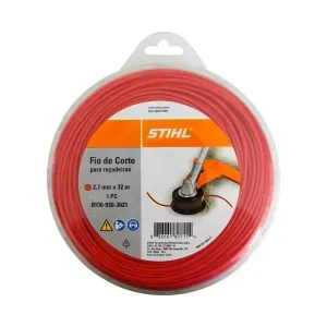 Fio Corte Redondo 2,7Mm X 72M Vermelho Stihl