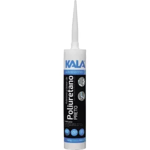 Adesivo Selante de Poliuretano Preto 400g Kala