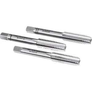 Jogo Macho Manual Din351 UNC 3/8"X16" 3 Peças Worker