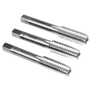 Jogo de Macho Manual Din351 UNC 1/2"x13" 3 Peças Worker