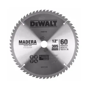 Disco Para Serra Esquadria Madeira 12" 60 Dentes Dewalt