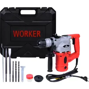 Martelete Perfurador Rompedor SDS PLUS 900w 4j 127v Worker