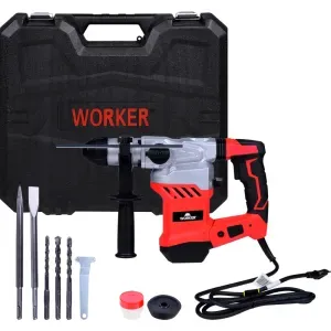 Martelete Perfurador Rompedor SDS Plus 1500W 220V Worker