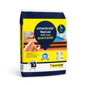 Argamassa Cimentcola Flexível ACIII Cinza 20Kg Quartzolit
