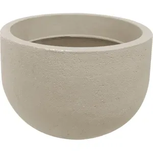 Vaso Redondo Rústico Cimento 45cm Japi