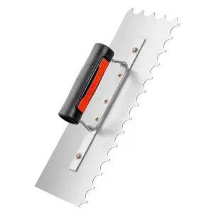 Desempenadeira de Aço Argamassa com Dentes 10x35mm Altas