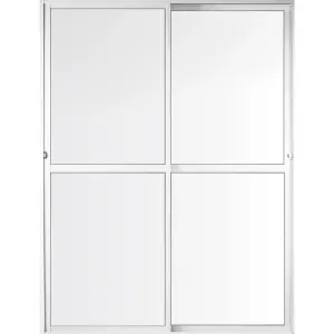 Porta Balcão SPP em Alumínio BR 2 Folhas VL 210x160cm Aluvid