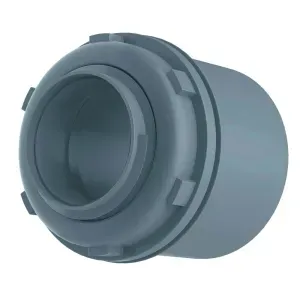 Conector Box 1" Reto PVC Cinza Inpol